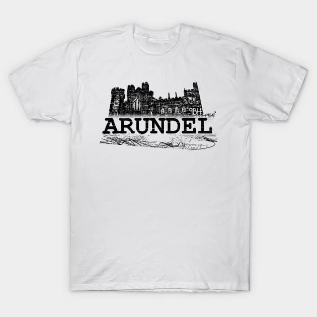 Arundel Castle - World Cities Series by 9BH T-Shirt by JD by BN18 